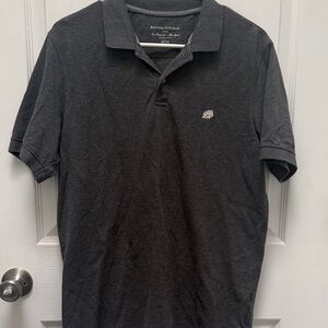 Banana Republic Men's Dark Gray Polo Shirt